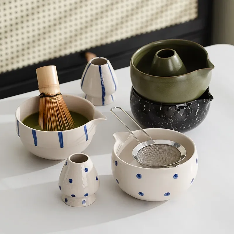Bamboo Whisk Chasen - Ensemble authentique de bols à matcha