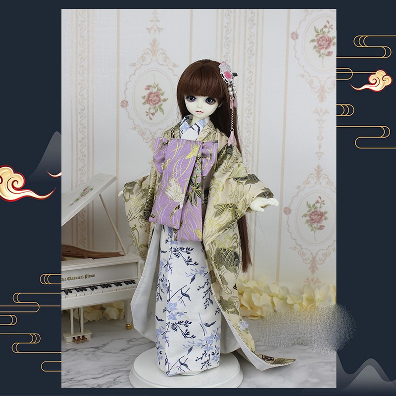 Japanese Lifestyle Clothing - BJD Butter Japanese Costume, Black Black