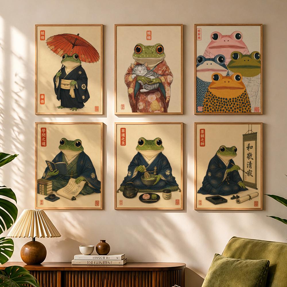 Japanese For Lifestyle - Affiche sur toile avec peinture et