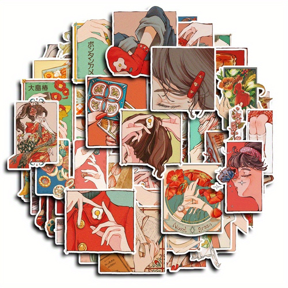 50 autocollants décoratifs de  - Japanese Traditional Lifestyle avis et prix