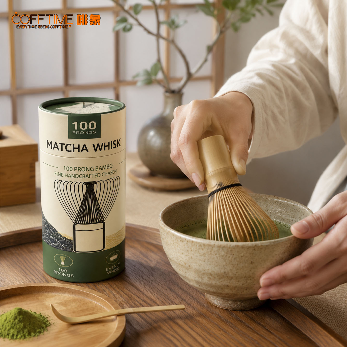 COFFTIME Fouet à Matcha à 100  - Bamboo Whisk Chasen avis et prix