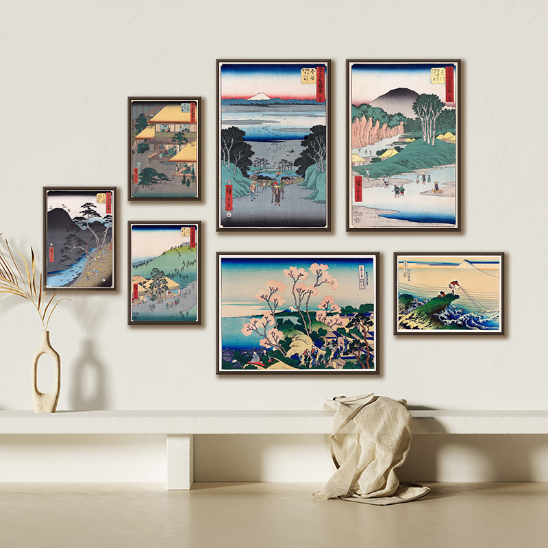 Toile d'art mural avec imprimé - Japanese Traditional Lifestyle avis et prix