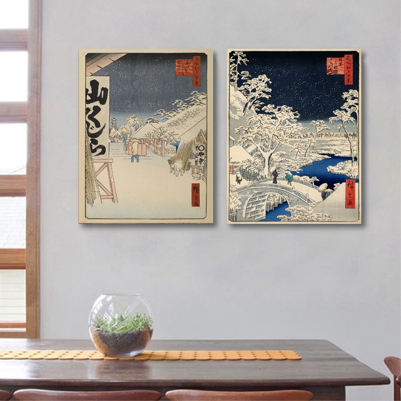Toile d'art mural avec imprimé - Japanese Traditional Lifestyle avis et prix