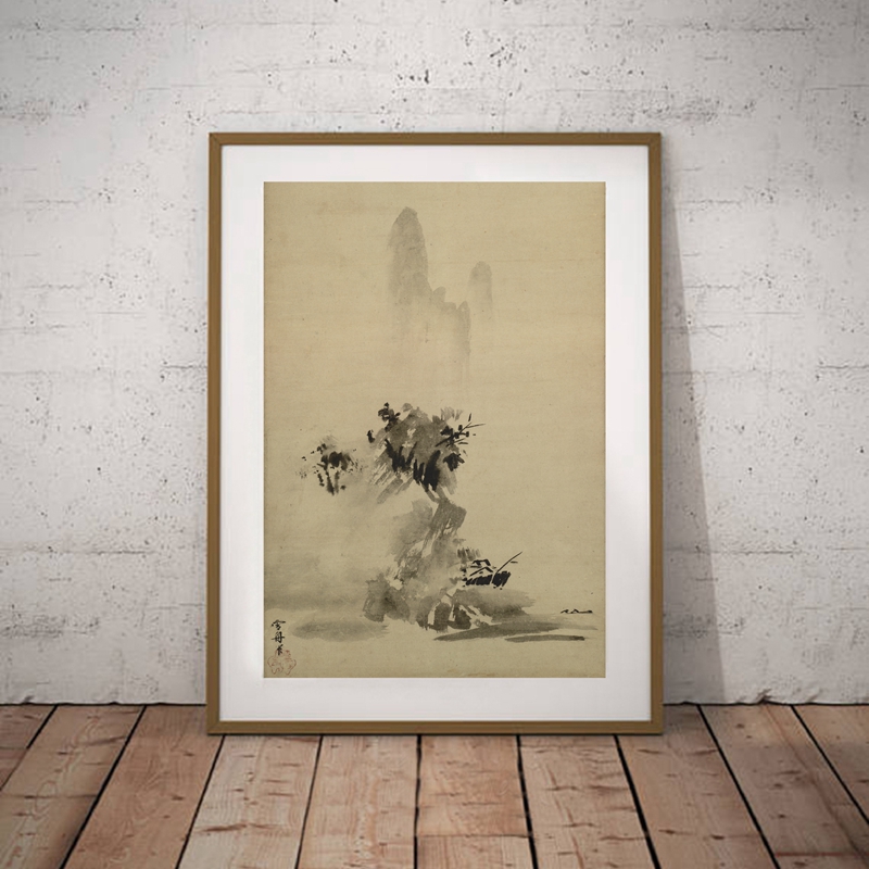 Peinture à l'encre japonaise t - Japanese Traditional Lifestyle avis et prix