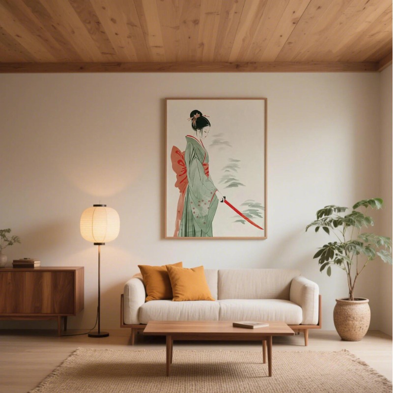 Monte Fuji & Crane japonais im - Japanese Traditional Lifestyle avis et prix